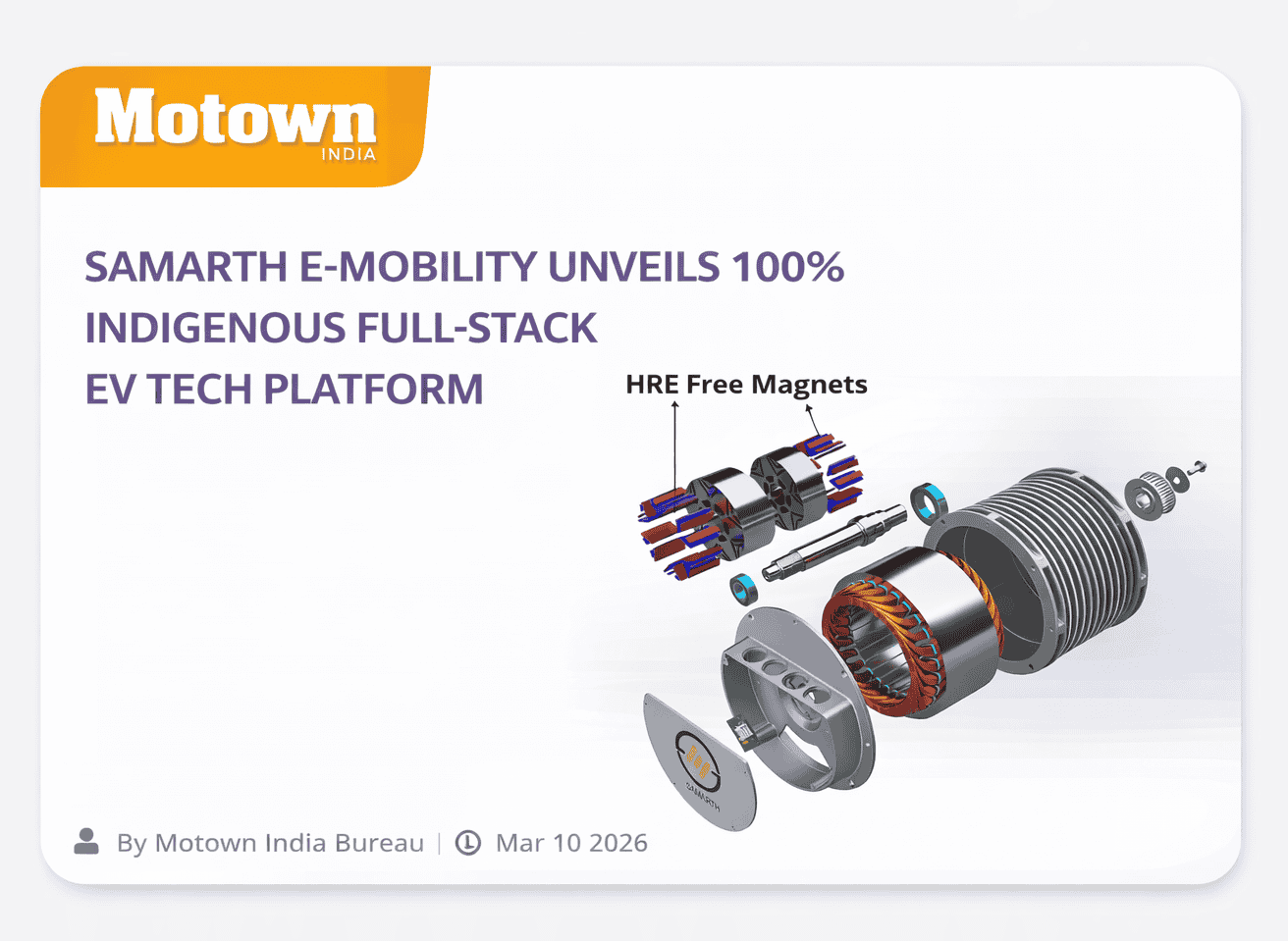 Samarth E-Mobility unveils 100% indigenous full-stack EV tech platform