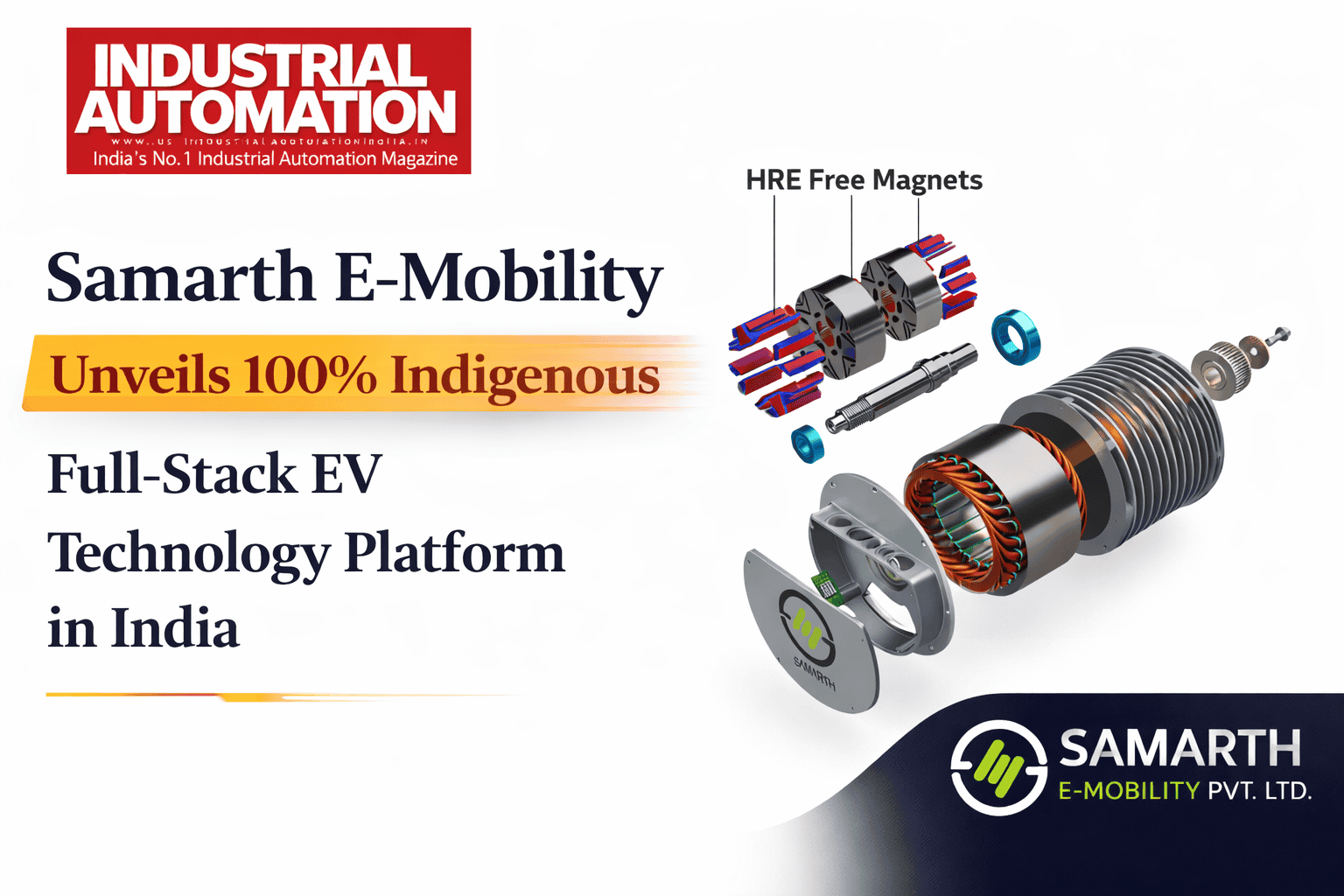 Samarth E-Mobility Unveils 100% Indigenous Full-Stack EV Technology Platform